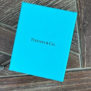 Tiffany and Co small jewelry box with ribbon